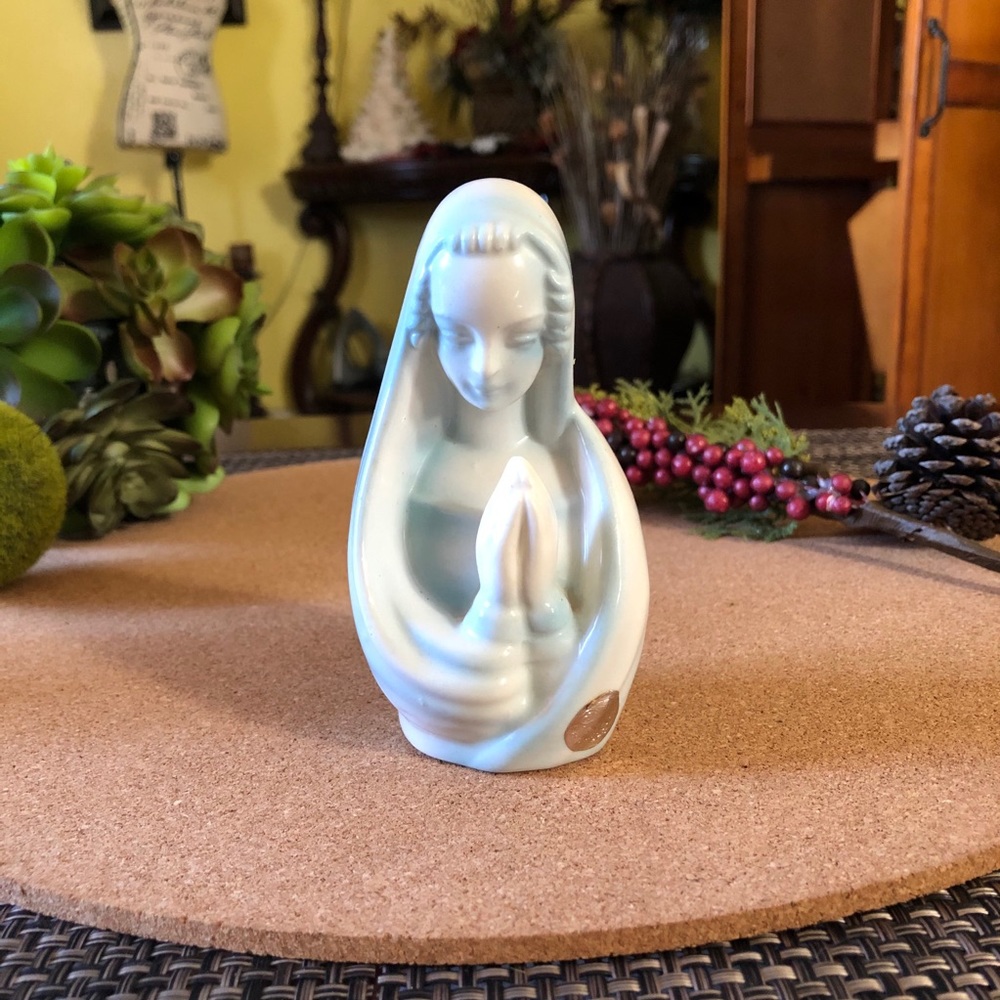Mid Century Erphila Virgin Mary Madonna Figurine